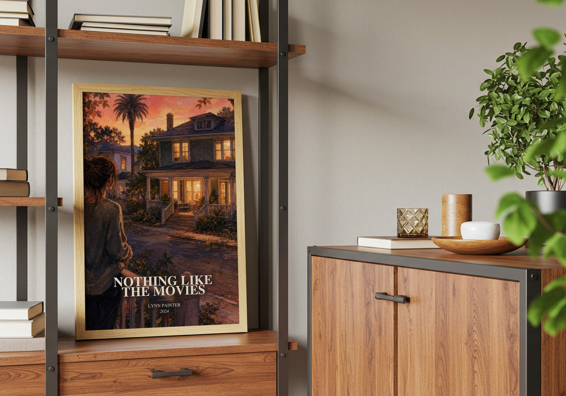 Nothing Like the Movies book watercolour illustration paper finish options – matte satin gloss