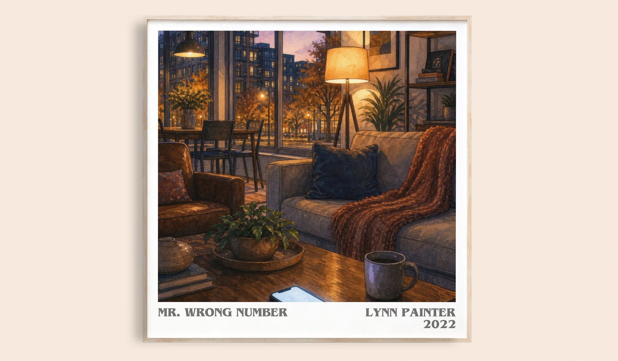 Mr. Wrong Number Literary Art Print by Lynn Painter