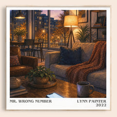 Mr. Wrong Number literary book poster by Lynn Painter – framed literary art print