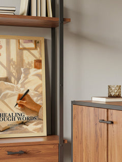 Healing Through Words book watercolour illustration paper finish options – matte satin gloss