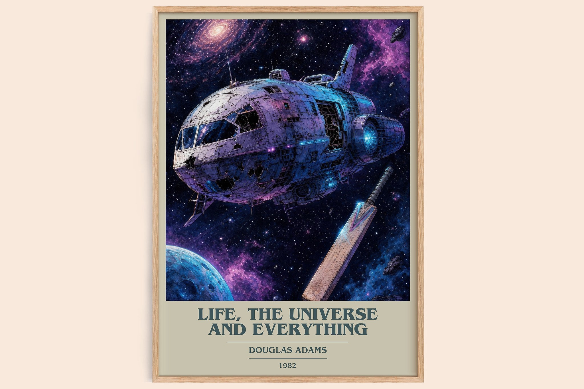 Life, the Universe and Everything Book Cover Poster by Douglas Adams