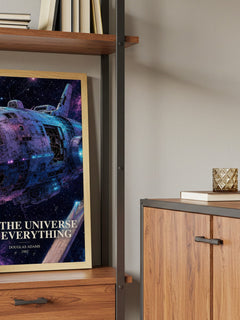 Life, the Universe and Everything book watercolour illustration paper finish options – matte satin gloss