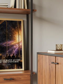 The Restaurant at the End of the Universe book watercolour illustration paper finish options – matte satin gloss