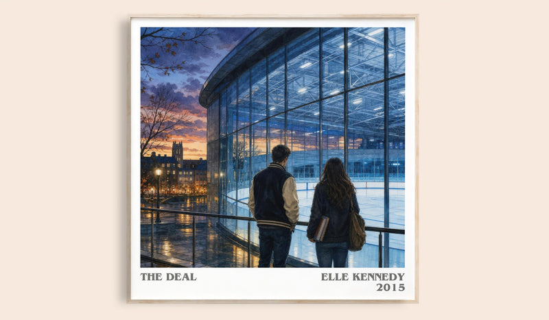 The Deal Literary Art Print by Elle Kennedy (Square style)