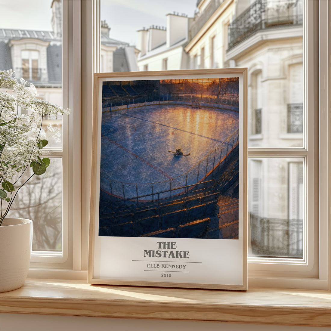 The Mistake book cover poster colour and style options – Elle Kennedy book art