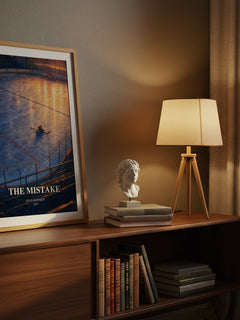 The Mistake watercolour print on bookshelf – Elle Kennedy fan gift