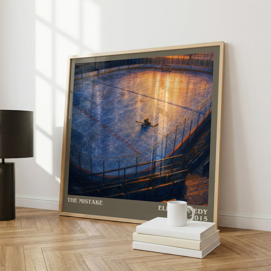 The Mistake literary print framed by window – literary home decor