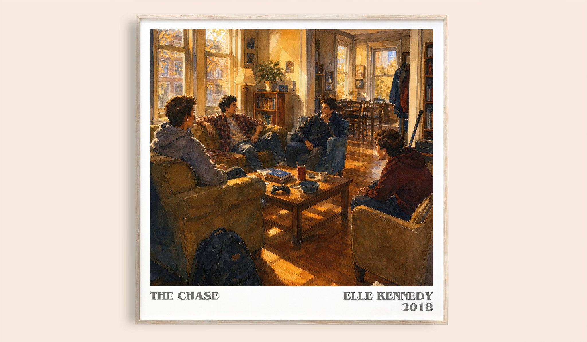 The Chase Literary Art Print by Elle Kennedy