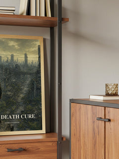 The Death Cure book watercolour illustration paper finish options – matte satin gloss