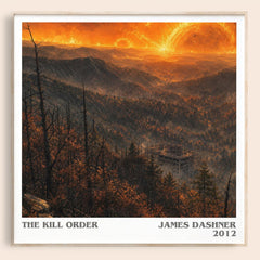 The Kill Order Literary Art Print by James Dashner – square framed poster
