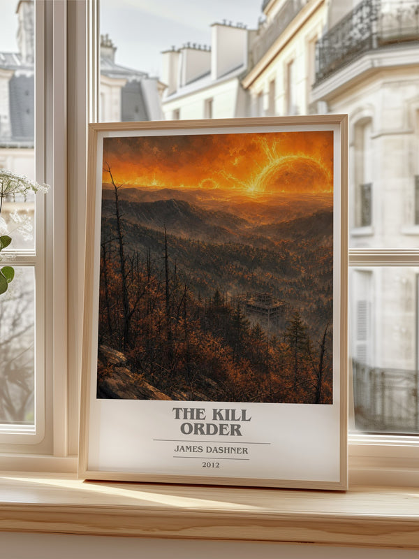 The Kill Order book cover poster colour and style options – James Dashner book art