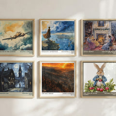 The Kill Order Literary Art Print by James Dashner – square print in a six-frame gallery wall