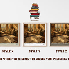 Leonardo da Vinci literary print in frame leaning in hallway – non fiction wall art