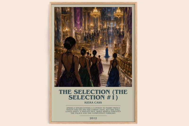 The Selection (The Selection #1) Bookish Wall Art by Kiera Cass (Modern style)