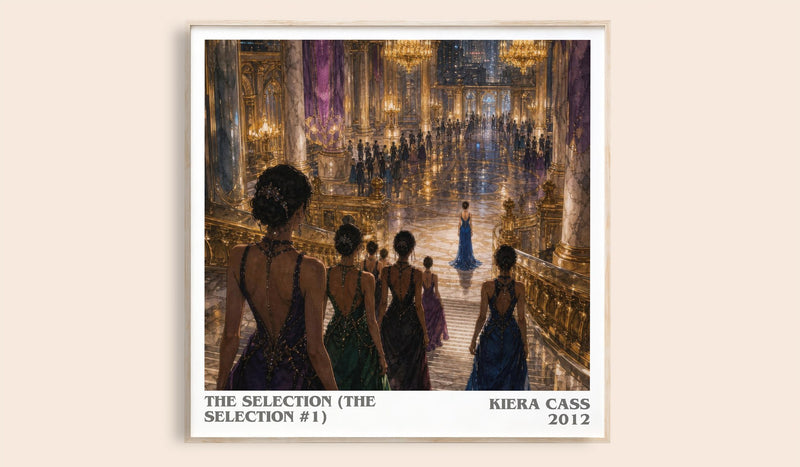The Selection (The Selection #1) Literary Art Print by Kiera Cass (Square style)