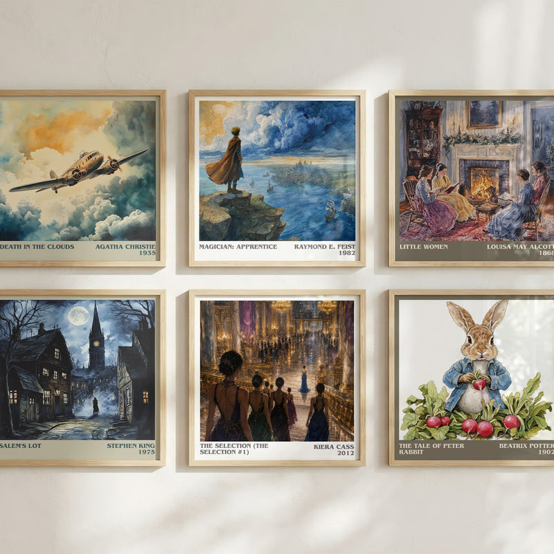 The Selection (The Selection #1) literary art print colour and style options – Kiera Cass book art
