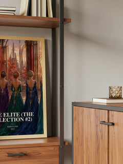 The Elite (The Selection #2) book watercolour illustration paper finish options – matte satin gloss