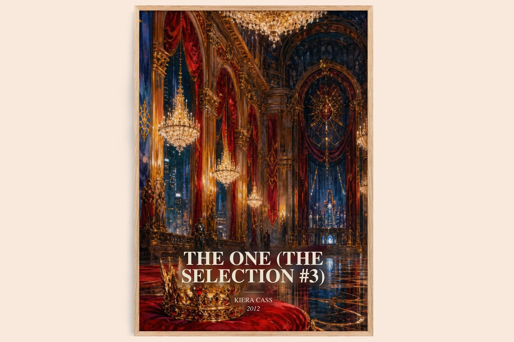 The One (The Selection #3) Book Watercolour Illustration by Kiera Cass