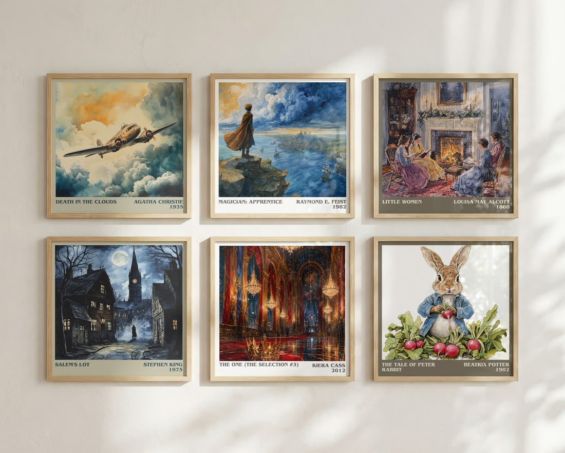 The One (The Selection #3) literary art print colour and style options – Kiera Cass book art (mockup)