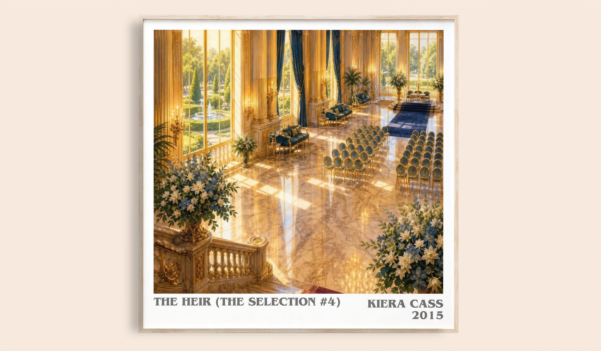 The Heir (The Selection #4) Literary Art Print by Kiera Cass
