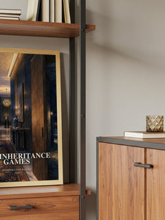 The Inheritance Games book watercolour illustration paper finish options – matte satin gloss