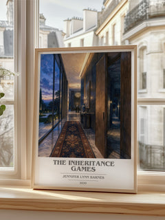 The Inheritance Games book cover poster colour and style options – Jennifer Lynn Barnes book art