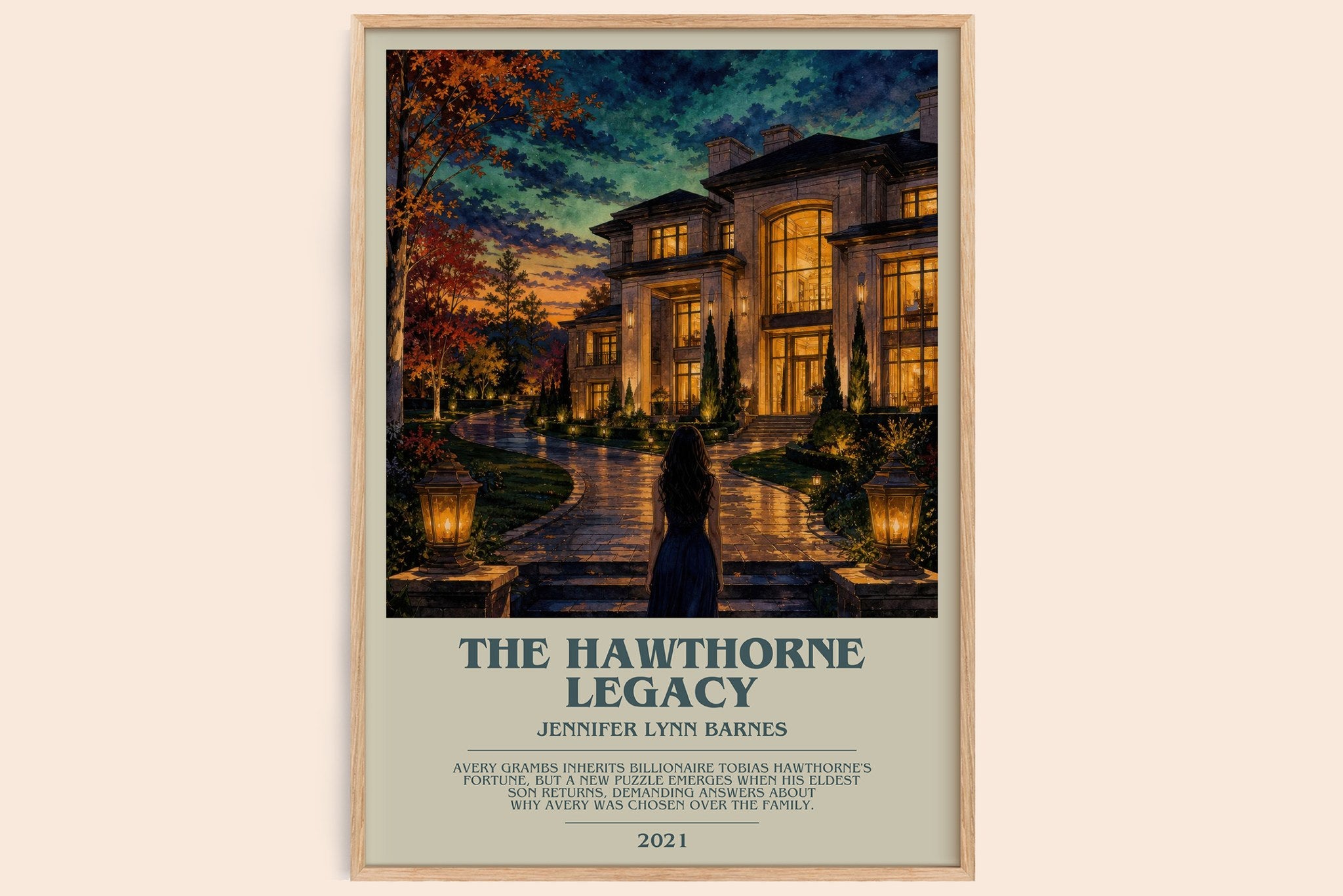 The Hawthorne Legacy Bookish Wall Art by Jennifer Lynn Barnes