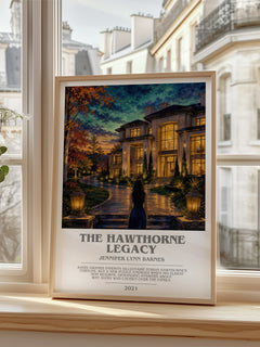 The Hawthorne Legacy Bookish Wall Art by Jennifer Lynn Barnes – image 2