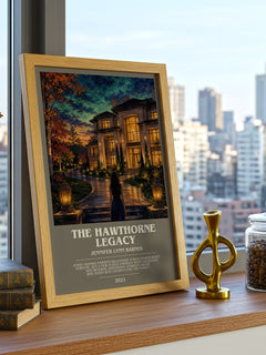 The Hawthorne Legacy Bookish Wall Art by Jennifer Lynn Barnes – image 3