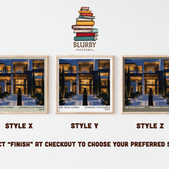 The Final Gambit literary print in frame leaning in hallway – young adult wall art