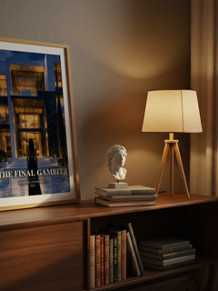 The Final Gambit watercolour print on bookshelf – Jennifer Lynn Barnes fan gift