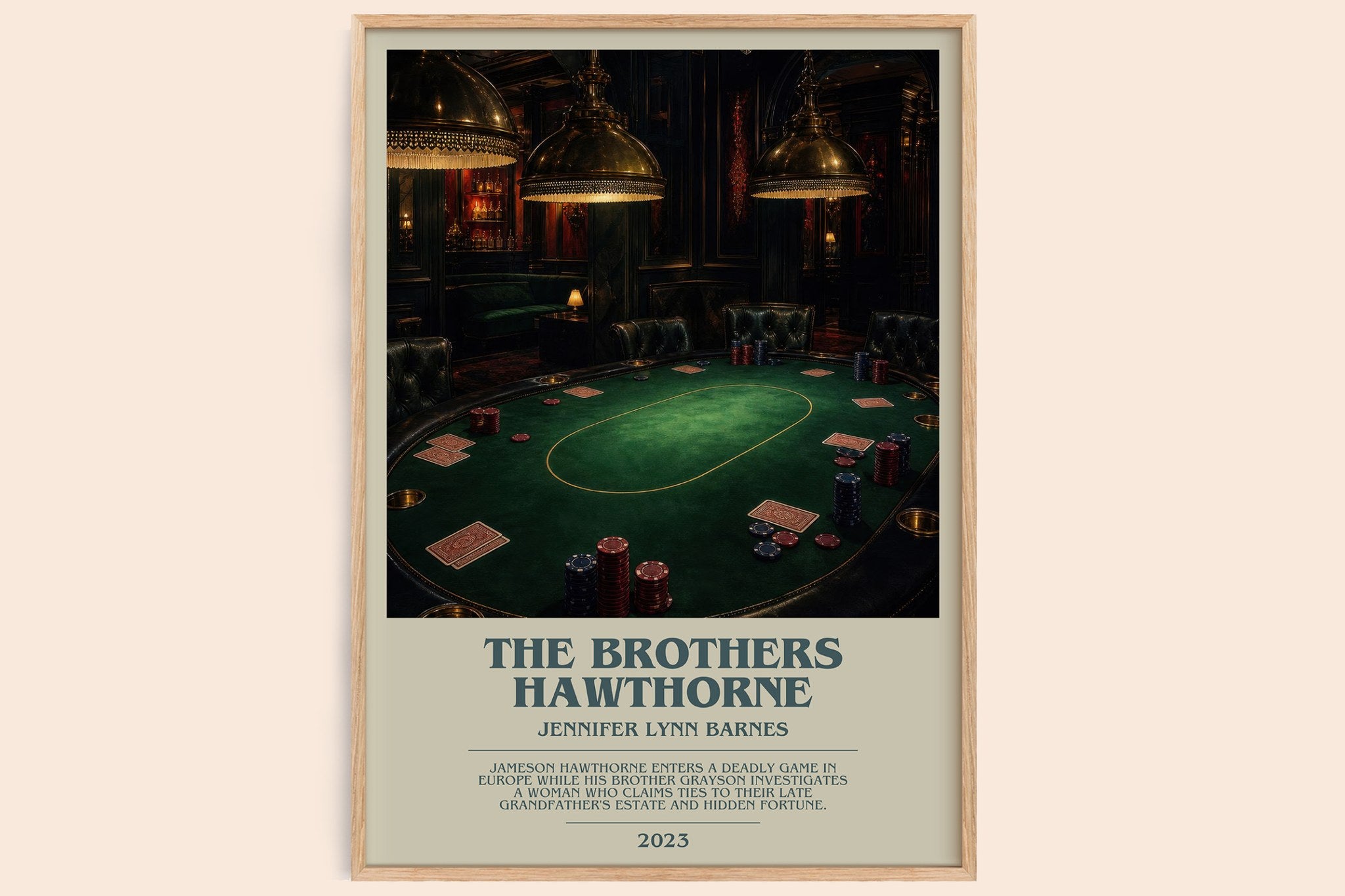 The Brothers Hawthorne Bookish Wall Art by Jennifer Lynn Barnes
