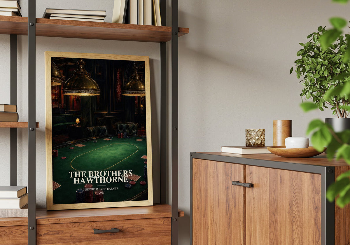 The Brothers Hawthorne book watercolour illustration paper finish options – matte satin gloss