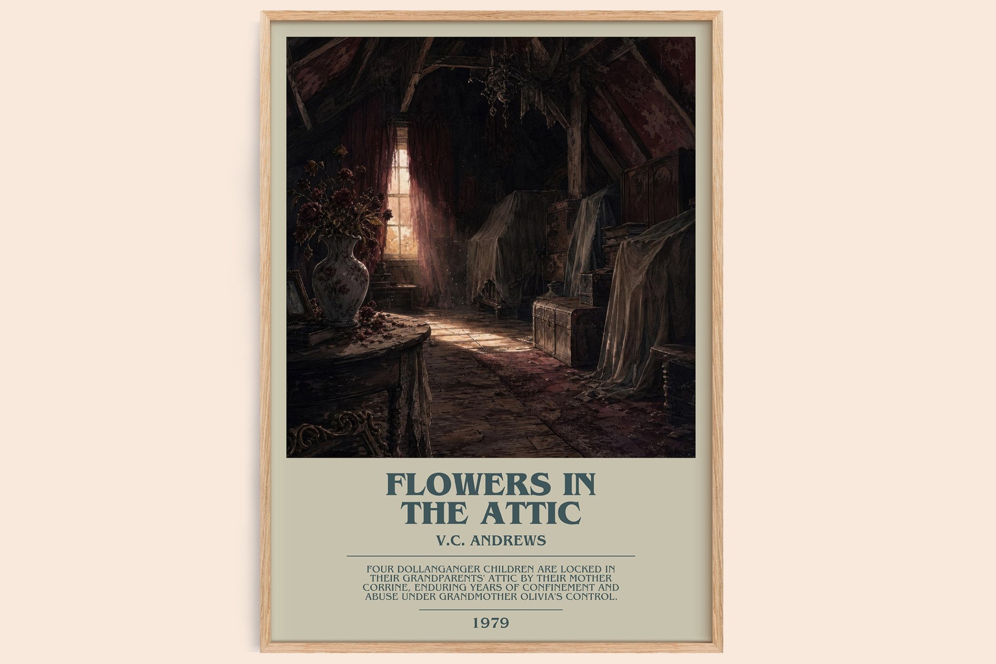 Flowers in the Attic Bookish Wall Art by V.C. Andrews