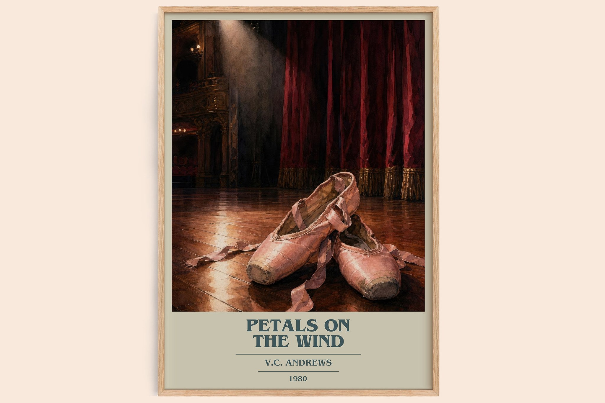 Petals on the Wind Book Cover Poster by V.C. Andrews