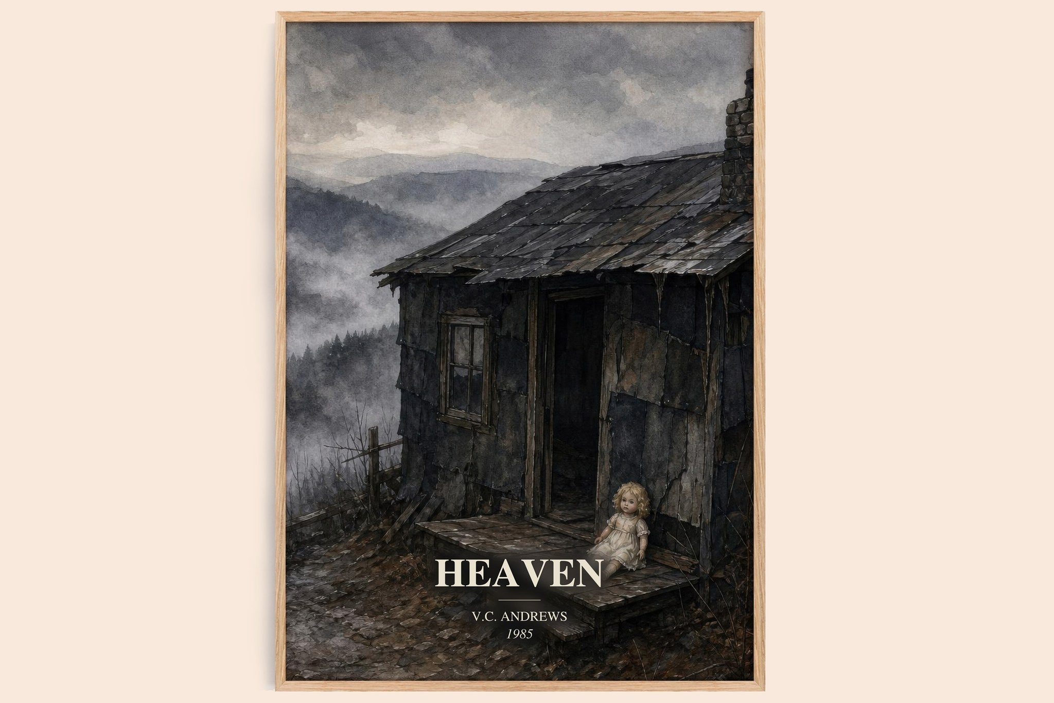 Heaven Book Watercolour Illustration by V.C. Andrews
