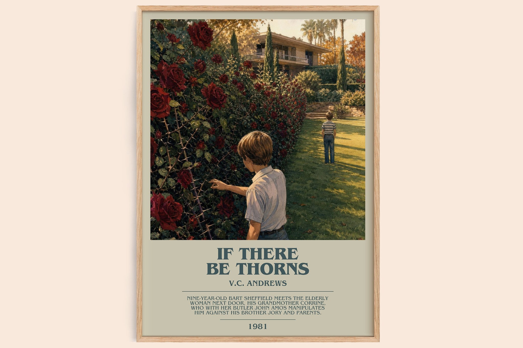 If There Be Thorns Bookish Wall Art by V.C. Andrews