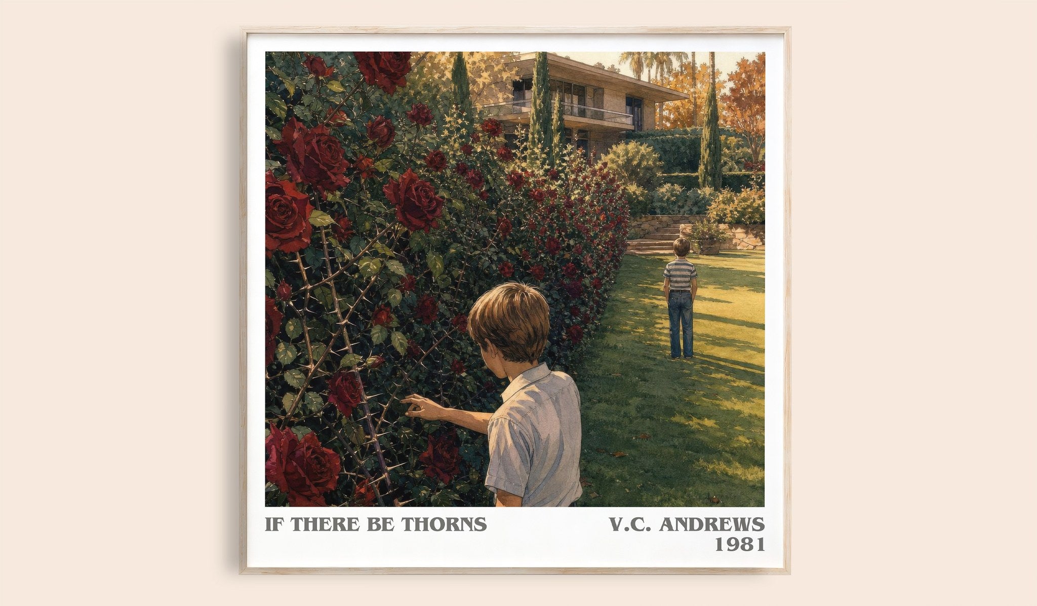If There Be Thorns Literary Art Print by V.C. Andrews
