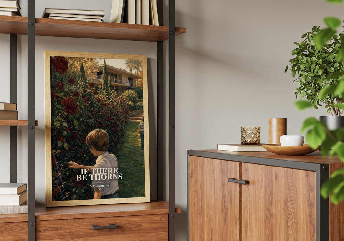 If There Be Thorns book watercolour illustration paper finish options – matte satin gloss