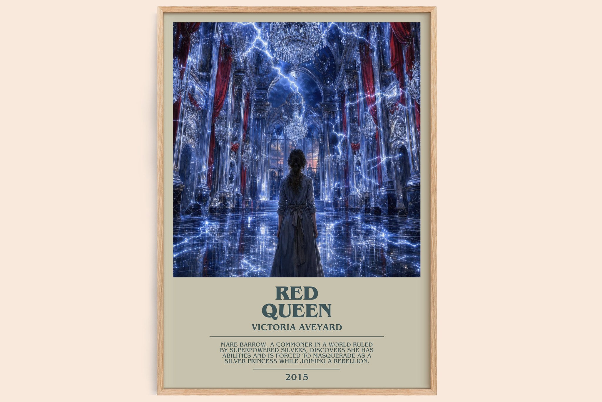 Red Queen Bookish Wall Art by Victoria Aveyard
