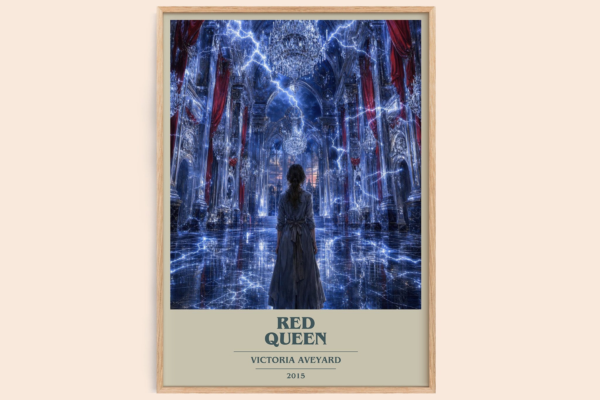 Red Queen Book Cover Poster by Victoria Aveyard