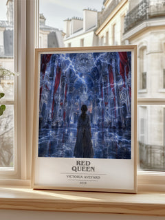 Red Queen book cover poster colour and style options – Victoria Aveyard book art