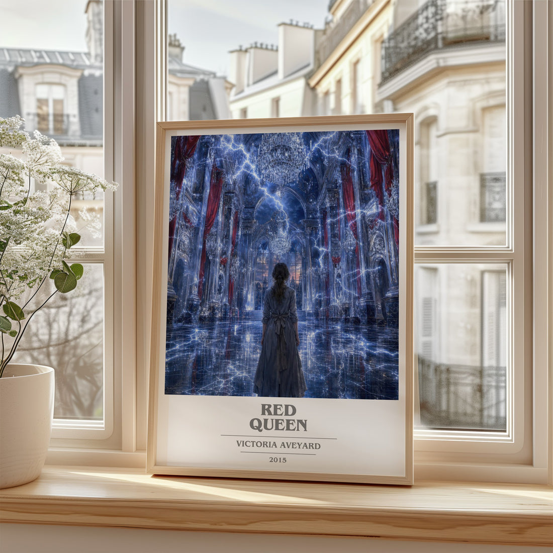 Red Queen book cover poster colour and style options – Victoria Aveyard book art