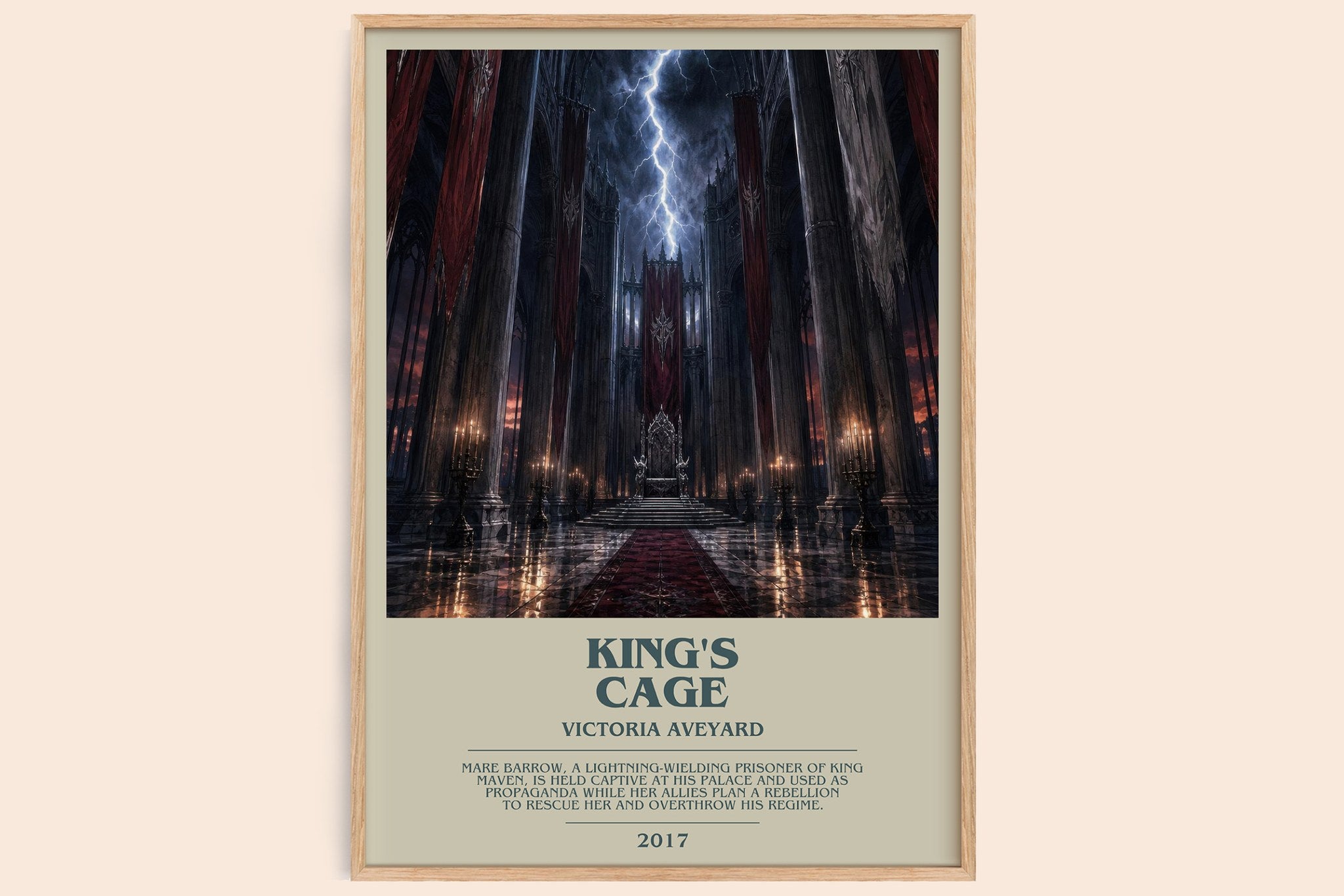 King's Cage Bookish Wall Art by Victoria Aveyard