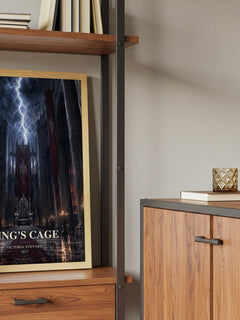 King's Cage book watercolour illustration paper finish options – matte satin gloss