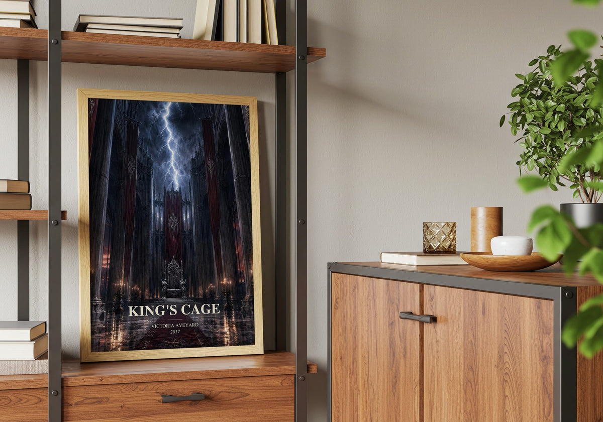 King's Cage book watercolour illustration paper finish options – matte satin gloss