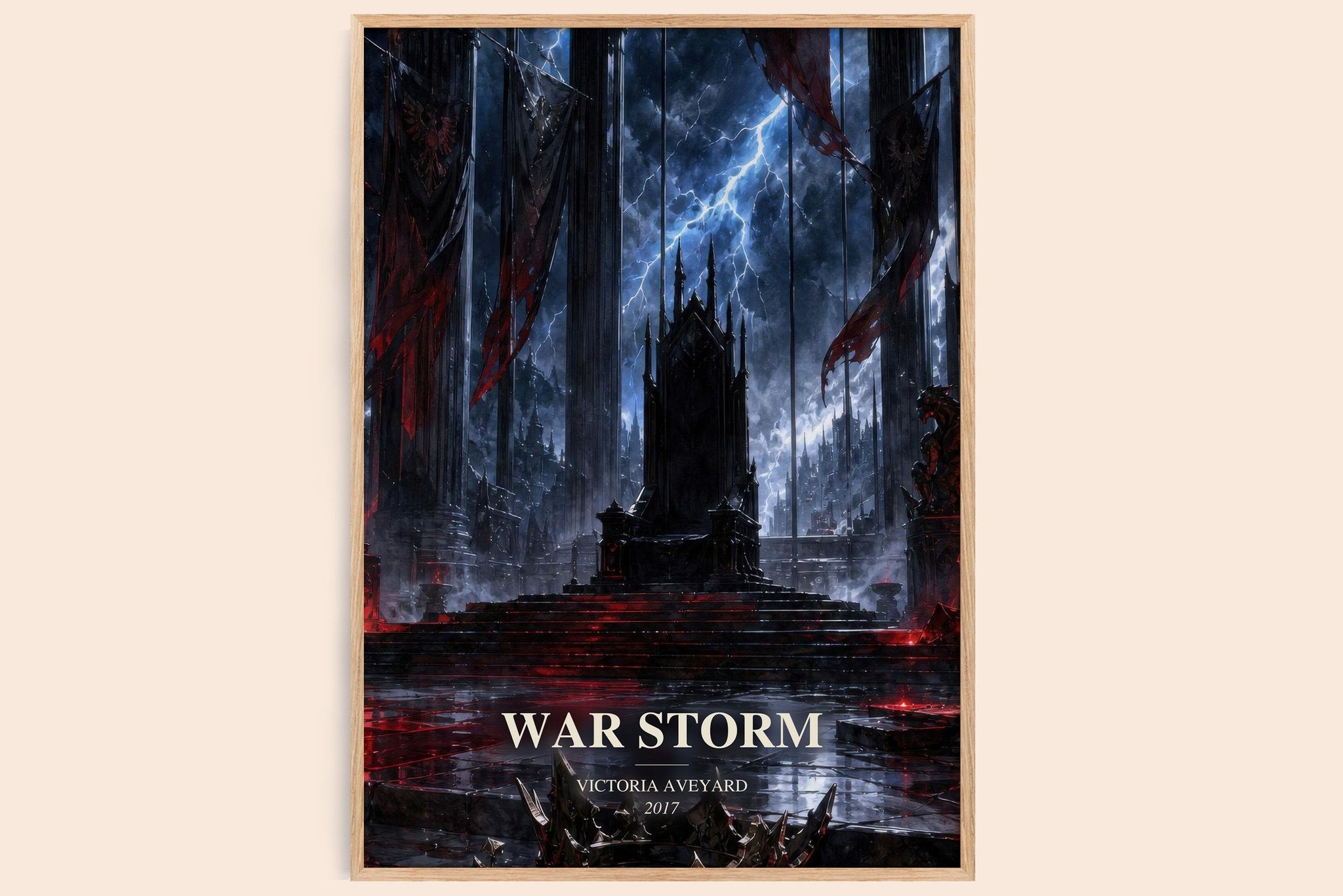 War Storm Book Watercolour Illustration by Victoria Aveyard