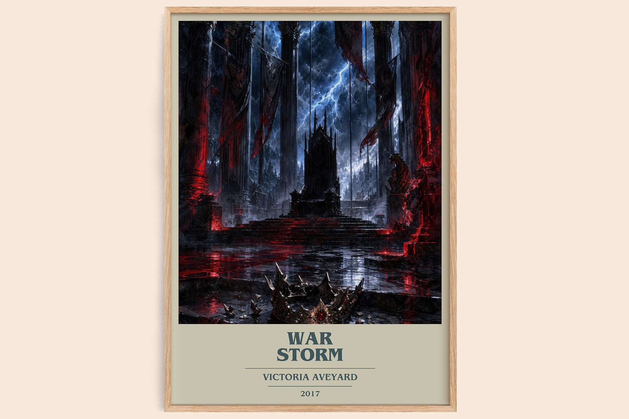 War Storm Book Cover Poster by Victoria Aveyard