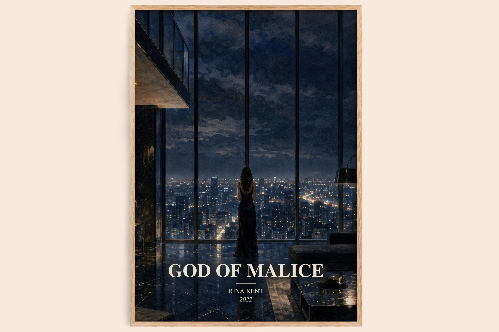 God of Malice Book Watercolour Illustration by Rina Kent