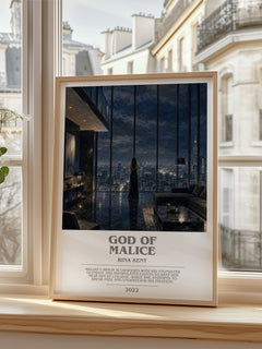 God of Malice Bookish Wall Art by Rina Kent – image 2